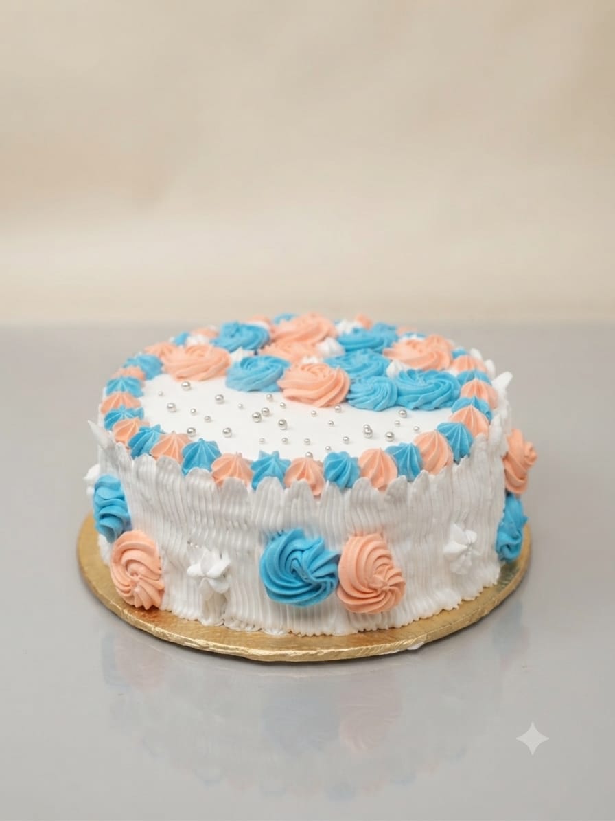 Fresh celebration cake from The Cake House