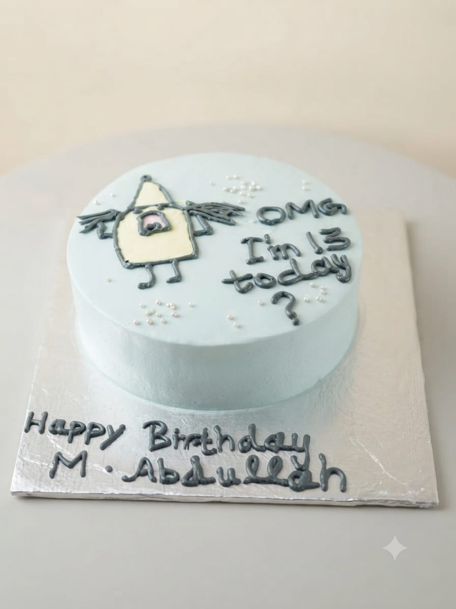 Decorated cake in Gujranwala